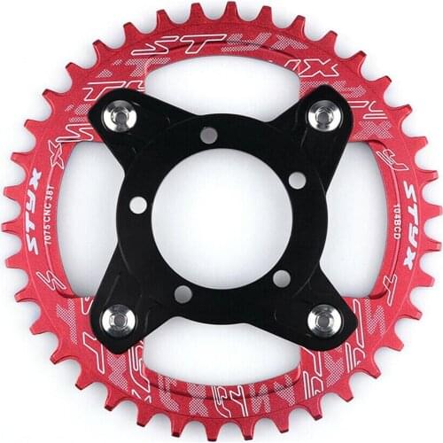 Sturdy Stainless Steel Chainring Spider Chain Ring Spider Adapter 104BCD Disc Holder Stand for Bafang Electric Motor