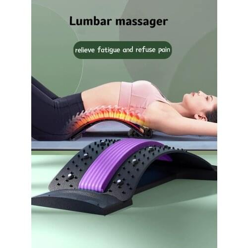Back massager, magnetic therapy, lumbar traction device, cervical spine extension tool, lumbar spine relief