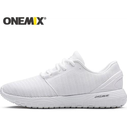 ONEMIX Mens Running Shoes Cool Sneakers Deodorant Insole Light Soft Comfortable Sneakers For Outdoor Running Hogging Walking