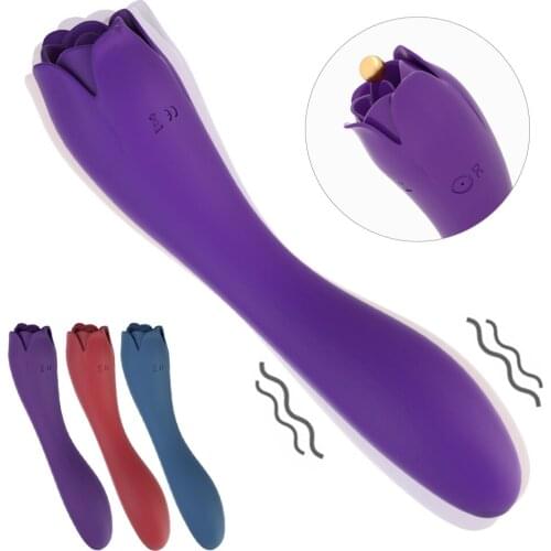 Adult Sex Toys 9 Speed Tongue Vibrator Vaginal Massage Dildo Vibrator for Woman Licking Clitoris G-sport Stimulate Masturbator