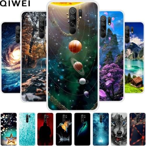 For Xiaomi Redmi 9 Case Silicone Soft TPU Fundas Phone Cases For Xiaomi Redmi 9 Back Cover Capas on Redmi9 Protective Shells