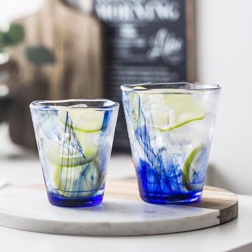 Nordic creative Wine Glasses Household heat-resistant Water cup whiskey cups office milk tea juice coffee mug drinking glass es