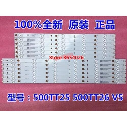 LED Backlight strip For AOC 50" TV LE50D6660/80 TPT500J1-LE8 YX-50018014 LC-50LB261U 500TT26 500TT25 V5 50PFL6340/T3 LD50P03Q