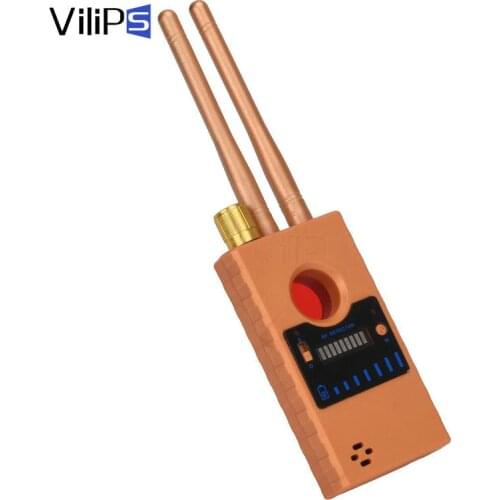 Vilips Dual Antenna 8000MHz Anti-tap Anti-Spy Bug Detector Wireless RF GPS Location Dual Signal Device Finder Privacy Protect