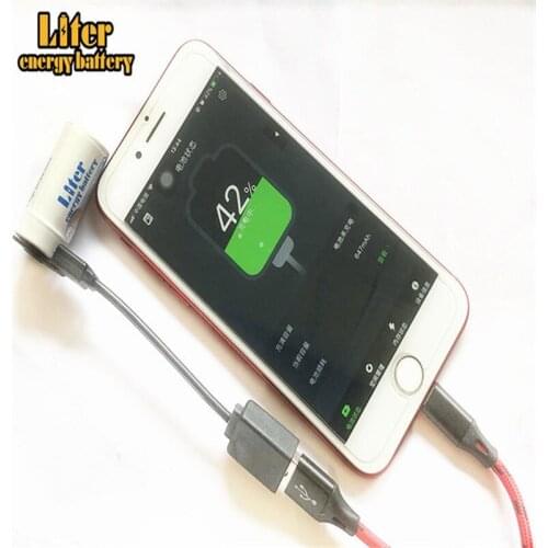 Usb diy power bank li-ion usb 18350 battery 1000mAh 18350 Li-ion high drain battery 1000MAH 3.7V lithium battery with