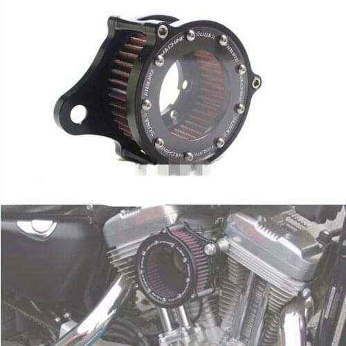 Motorcycle Air Filter Air Cleaner Kit CNC Intake System For Harley Sportster XL 883 XL1200 48 2004 2005 2006-2016