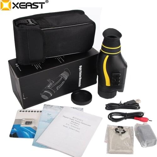 2020 XE-HD 4x35 HD LCD imaging digital night vision monocular camera sight glass photo video large screen outdoor