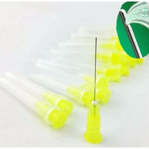 100pcs Dental Endo Irrigation needle tip 30G End-Closed Side Hole Endo Syringe tips