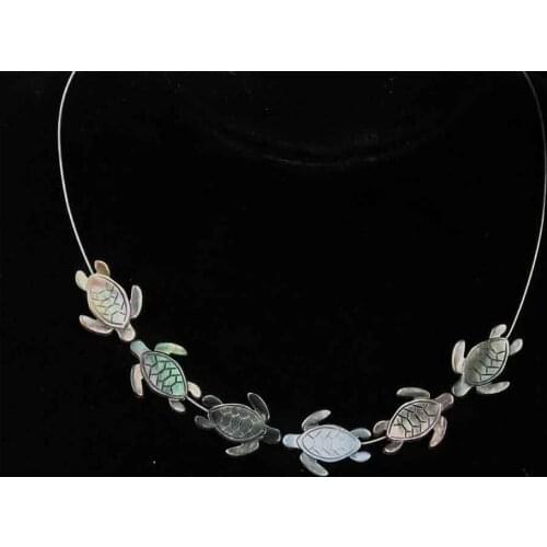 2PCS Natural Tortoise Abalone Shell Charms Pendants Mother Pearl Shell Pendants for Jewelry Making Finding Necklace Accessories