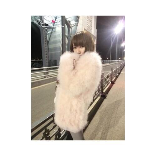 2016 ostrich hair fur long long sleeves edition really winter clothing