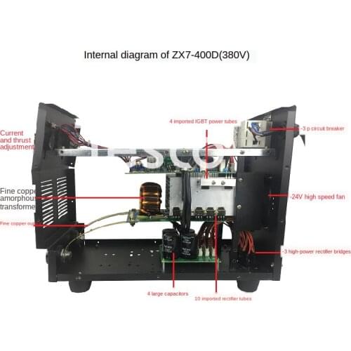 315 400 500 electric welding machine 220v 380v dual-use steel structure shipyard heavy industry factory-level special