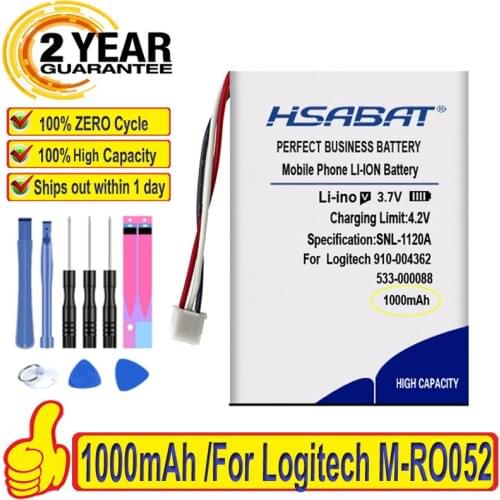 Top Brand 100% New 750mAh Battery 533-000088 910-004362 910-004374 Battery for Logitech M-RO052, MX Anywhere 2 MX Master Mouse