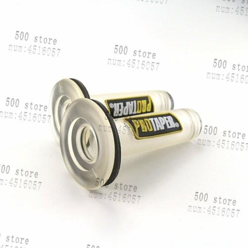 Free shipping good quality 4 colors Transparent grip Pit Dirt Bike moto Modified General Plastic handle