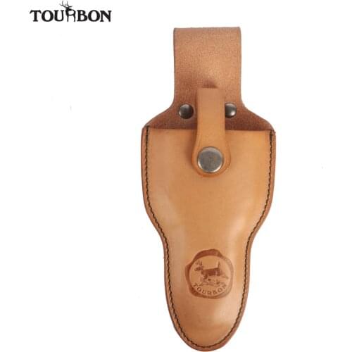 Tourbon Genuine Leather Pliers Sheath Holder Tool Holsters Belt Pouch for Pliers Pruning Shears