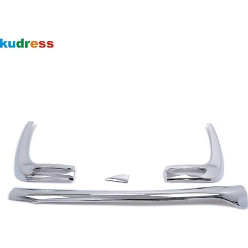 For Toyota Sienta 2016 2017 2nd Ge XP170 ABS Chrome Rear Bumper Lid Cover Trim Rearview Mirrors Strip Stickers Car Accessories