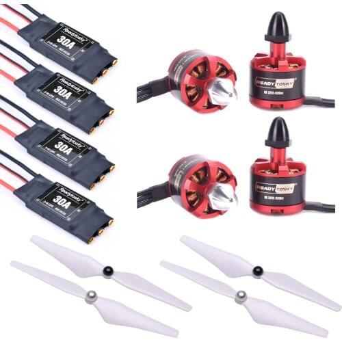 Motor sin escobillas para cuadricóptero multicóptero F450 F550 S500 S55, alta calidad, 2212 920KV, 30A, ESC 2 ~ 4s, hélice 9450
