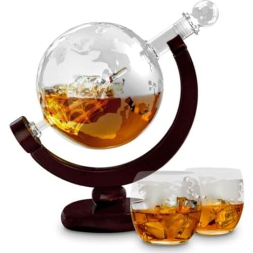 Globe Whiskey Decanter