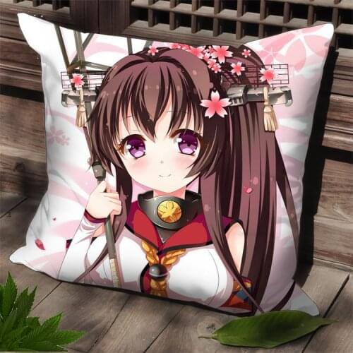 Hobby Express Square Anime Dakimakura Pillow Case Kantai Collection - Yamato SPC15