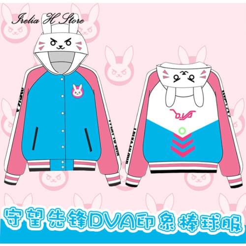 OW Coat D VA Winter coat hoodie coat cosplay coat cute costume suit