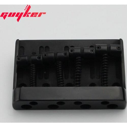 4 string bass bridge tailpiece 19mm spacing black BB031