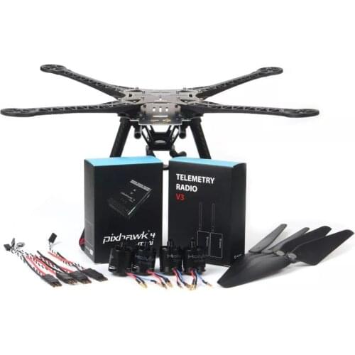 2019 New Holybro S500 V2 Frame Mini Pixhawk 4 FC 433/915MHz Telemetry Radio 2216 880KV Brushless Motor 1045 Propeller Kit Combo