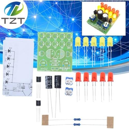 Simple Advertising Lights Kit Red And Yellow Flashing Lights Cycle Lights Flash Lights Modified DIY To Make Student Training Kit
