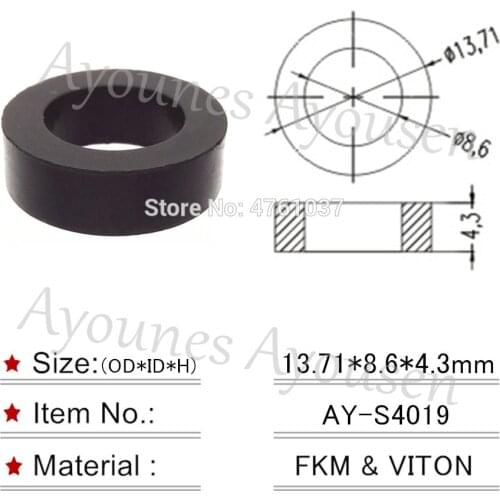 Free Shipping 20-500pieces Rubber Seals GB 3-107 Fuel Injector Repair Kit For Nissan Pintara Skyline R31 R30 Lower Seal AY-S4019