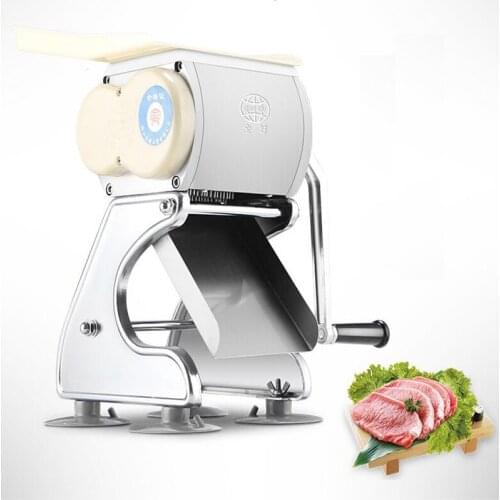 Stainless Steel Manual Meat Slicer Adjustable thickness Chipping Dicing Machine Household Multifunction Meat Vegetables Slicer