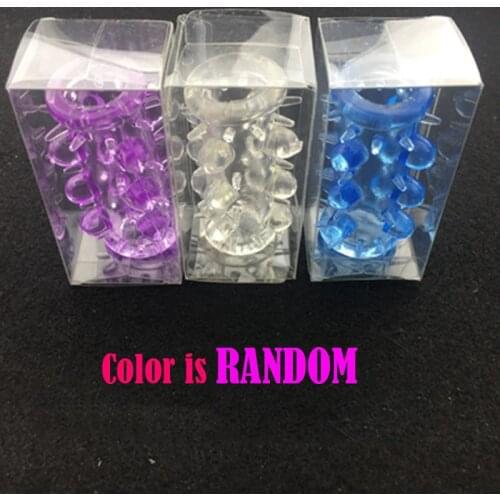 Crystal Wolf Tooth Row Bead Cover Lock Sperm Ring Stimulate Penis Cover Flirting Sex Toys For Women For Couples Adult Products