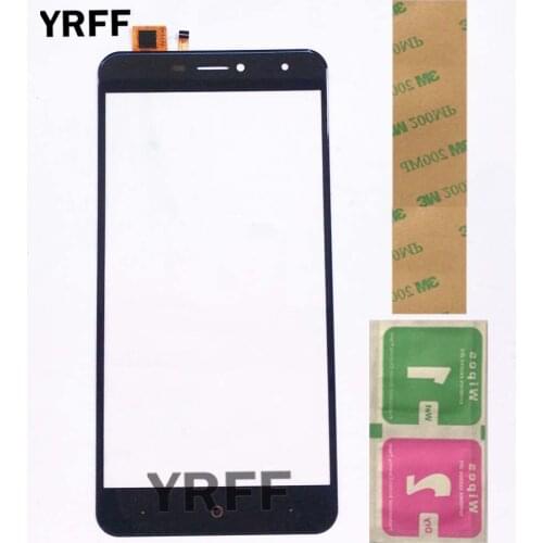 6.0'' Touch Screen Panel For Doogee X7 / X7 Pro Touch Screen Glass Digitizer Panel Touch Screen Front Glass Lens Sensor 3M Gule