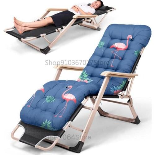 Folding Chair Lunch Break Office Multifunctional Bed Back Lazy Portable Home Easy Chair Nap Chair