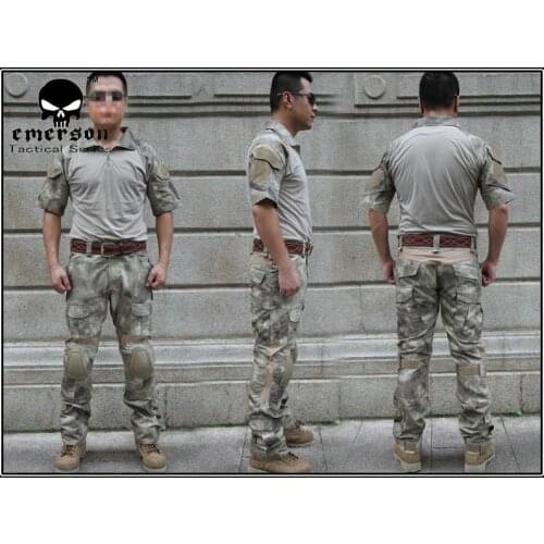 Airsoft combat uniform BDU Emerson Tactical version Combat Set A-TACS summer Suits #6918