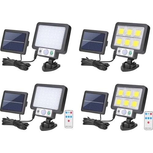 LED Solar Powered Wall Light Outdoor Waterproof PIR Motion Sensor Lighting Park Courtyard Fence Street Garden Decoration Lamp