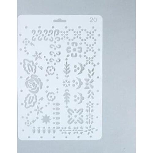 Stencil Flowers Supplies Stencils For Diy Scrapbooking Pochoirs Pour Peinture Decor Plantillas Para Manualidades
