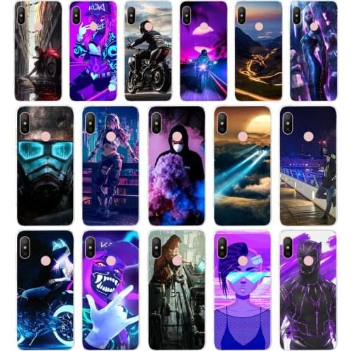 70AA Street Brand Boy Girls gift Soft Silicone Tpu Cover phone Case for Xiaomi Redmi 6 Pro 6A 7A Note 6 Pro 7 case