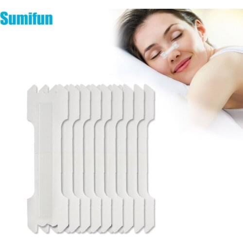 10Pcs Anti Snoring Nasal Strips Help Breathing Stop Snore Relief Stuffy Nose Improve Sleeping Breathe Right Better Health Care