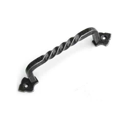 128mm Unfold Install furniture iron handle antique silver kitchen cabinet wardrobe door handle 5" drawer dresser cupboard pulls