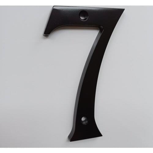 15 cm Big Black House Number Floating Sign Modern Door Numbers Building Signage Outdoor Huisnummer Numeros Casa Address BO