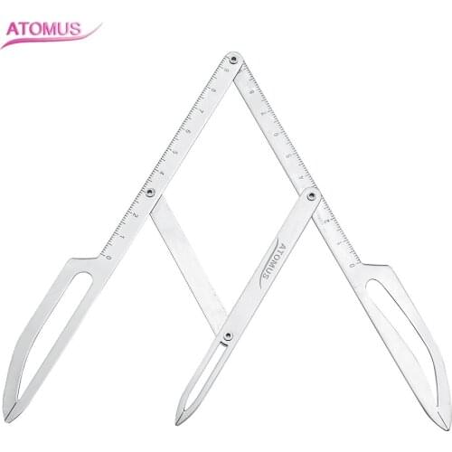 2pcs Microblading Ruler Eyebrow Makeup Brand Golden Ratio Regua Sobrancelha Permanent Tattoo Sobrancelhas Definitiva Acessorios