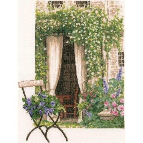 2021 Gold Collection Embroidery Our Garden View Funny Office Cross Stitch with 100% Cotton Floss & Free Shipping for Wall Decor