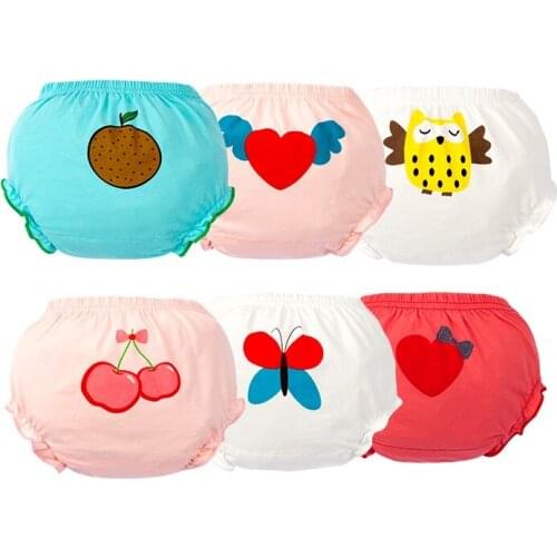 3pcs/pack Fashion Bebe Girls and Boys Underwear Cartoon Cotton Underpants Child Toddler Boy Panties Infant Girl Briefs Knickers