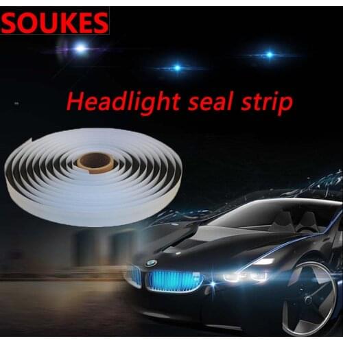 4m Car Headlight Sealant Reseal Hid Headlamps Strip For Ford Focus 2 3 1 Fiesta Mondeo Kuba Ecosport Mini Cooper R56 R50 R53 F56