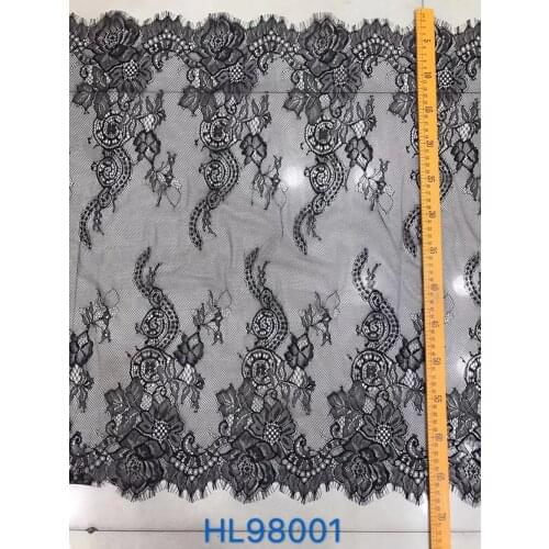 68cm*3yards/pcs non-elastic nylon eyelash lace,big eyelash lace, skirt hemline lace,HL98001