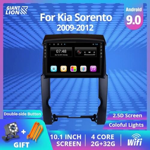 2DIN Android 9.0 2G+32G Car Radio For Kia Sorento 2009 2010-2012 Car Multimedia Video Player Navigation Autoradio DVD Player