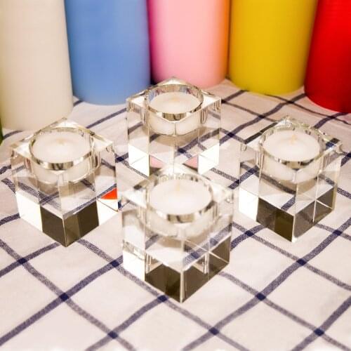 Hwint Decorative Glass Candlesticks
