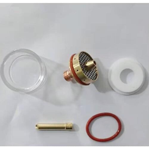 1Set Glass Cups Kits Argon Arc Welding Torch Parts For WP17/18/26 Tig Gun