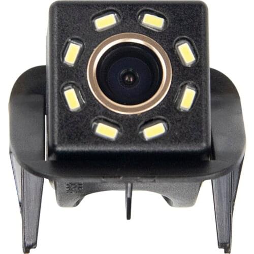 Misayaee Car Rear View Reverse Parking Camera Golden 8 Led for TOYOTA Alphard Vellfire MK2 08-15 Night Vision Waterproof