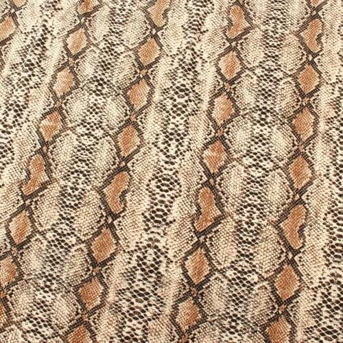 Snake Printed Soft Spandex Fabric Stretchy Leotard Sportwear Making Material Sold By Yard