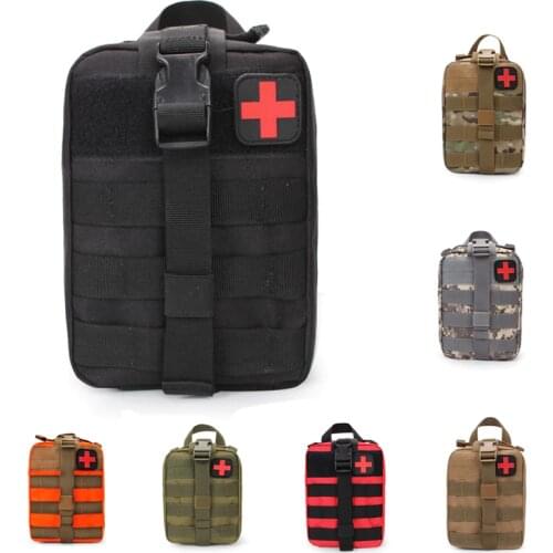 Tactical Medical First Aid Kit Emergency Case Waist Pack Outdoor Hunting Hiking Camping Survival Gear Molle First Aid Pouch