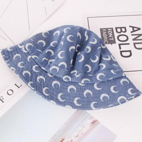 H7464 Korean New Women Fisherman Hat Printing Casual Sunscreen Bucket Cap Female Summer Sunshade Sun Protection Fashion Hats